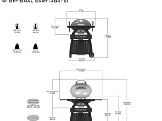 Grătar pe gaz Sportsman 2 arzătoare, Pit Boss foto 7