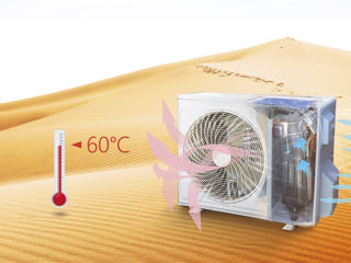 Conditioner TCL Ocarina Heat Pump 12000 BTU Inverter (-30'C), R32+WI-FI foto 2