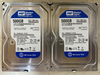 HDD Western Digital 500Gb+500Gb