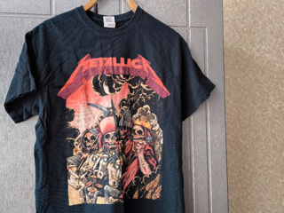 Metallica  Europe Tour 2014 T Shirt Rare vintage Size M foto 5