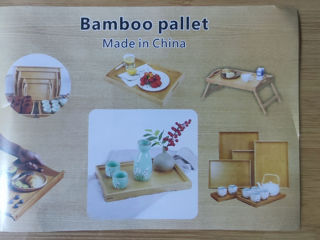 Бамбуковый столик для ноутбука, еды и пр.