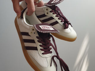 Adidas Samba x Wales Bonner White Burgundy