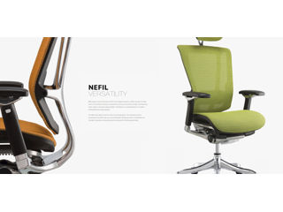 Scaun Ergonomic Nefil - este proiectat pentru a asigura confortul spatelui dvs. foto 5
