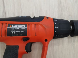 Mașina de găurit și înșurubat Black & Decker,  18 V foto 3