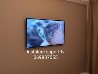 Montare suport tv,instalare tv pe perete/tavan foto 8