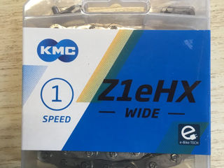 цепь KMC Z1eHX Wide Chain Single Speed 1/2 X 1/8 112 Links