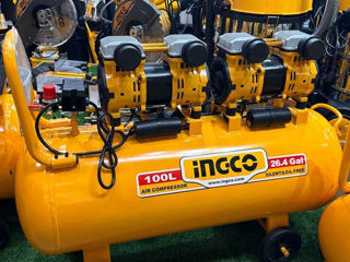 Компрессоры безмасляные 100l 2400w Ingco Acs2241001 foto 1