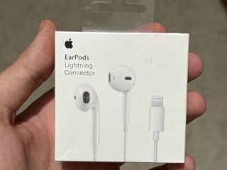 Căsti cu fir Apple EarPods cu Lightning Connector White foto 3