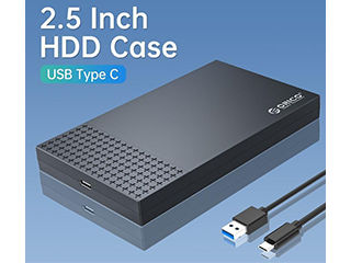 Внешний корпус для HDD/SSD диска ORICO, Type C, USB 3.1 Gen 2, 2.5"