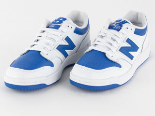 New Balance 480 in white and blue foto 3