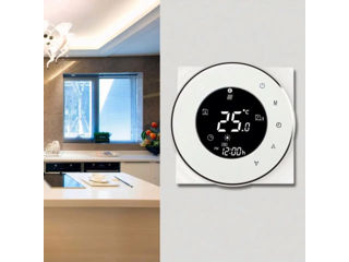 Wi-Fi Termostat WiFi Smart pentru controlul încălzirii (cazan)  Tuya/SmartLife App foto 4