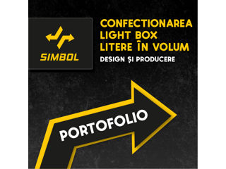 Confectionarea light box litere volumetrice cu iluminare polografie design