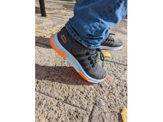 Adidasi Slazenger Unisex Gri Inchis / Portocaliu Turcia foto 8