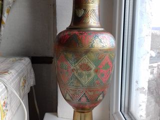 ваза индийская,латунь-45 см foto 1
