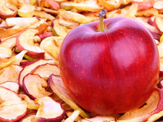 Mere uscate, сушоные яблоки, сухофрукты foto 3