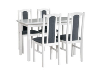 Set de masa cu scaune Drewmix Max 4S + Boss 7 (4 scaune) foto 1