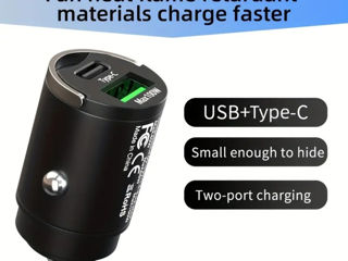 100w Incărcător de mașină  fast Charging /автомобильное зарядное устройство /зарядка -150 lei foto 3