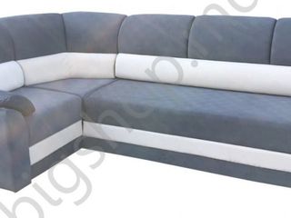 Canapea de colt V-Toms V1 (1.5x2.6 m) Grey/White foto 1