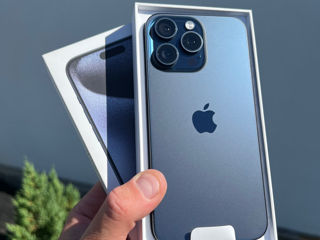 iPhone 15 Pro Max 256Gb Blue Titanium Ca Nou! foto 1