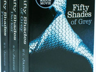 Fifty Shades of Grey, E L James set 3 carti, nou, sigilat, english foto 3