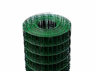 Plasa sudata cu inveliş PVC (Verde).Garduri metalice. foto 1