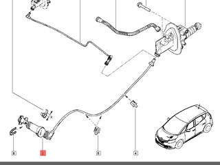 Conducta Ambreiaj Cu Cilindru Megane Iv 308511433r foto 3