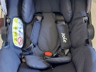 Scaun auto Joie gemm (0-13kg)  детское автокресло коляска Joie gemm scoică pentru cărucior+adaptori foto 2