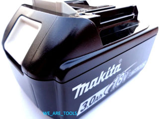 Новый литий-ионный аккумулятор makita bl1830b 18v lxt 3,0 ah, оригинал foto 2