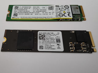 SSD (Noi) M.2 NVMe PCIe4 1TB SKhynix BC901 / WD SN560 Noi, 3 ore rulate