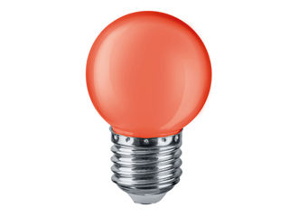 Лампа светодиодная 1вт красная E27 718278