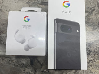 Telefon Pixel 8 și Pixel Buds A-Series foto 1