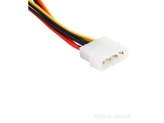 PSU Power Adapter 4pin IDE Molex Male to 2 SATA (Dual SATA) 15 Pin Female foto 5