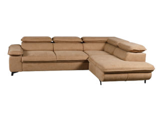 Canapea de colț cu design modern din pânză 124x192 foto 2