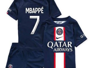 Costume de fotbal juniori Ronaldo, Messi, Mbappe foto 4