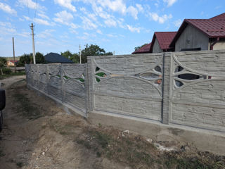 Garduri din beton,garduri din plite,garduri la comandă, chișinău, фундамент под забора!!! foto 1