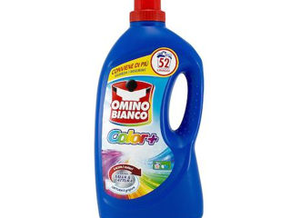 Detergent Lichid Omino Bianco, Color+, 52 Spalari foto 1