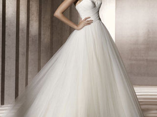 Шикарное свадебное платье pronovias, модель barbate, испания прокат, продажа foto 4