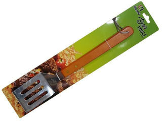 Spatula Pentru Gratar 38.5Cm, Cu Maner Din Lemn