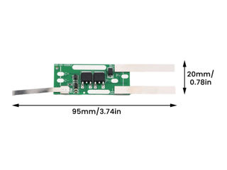 Placă de protecție BMS 7,4V 18650V Placă de protecție a bateriei cu litiu cu port divizat   Această foto 6