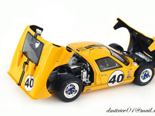 Легенда мирового автоспорта ! Ford 1966 GT40 Mark II. Модель в масштабе 1/24. foto 3