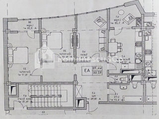 Apartament cu 3 camere, 92 m², Ciocana, Chișinău foto 2