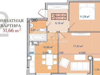 Apartament cu 2 camere, str. Valea Apelor, Codru, 39900 € ! foto 10