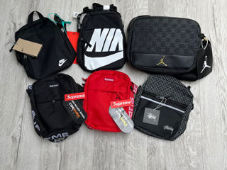 Cross body bags ( Jordan , Nike , Supreme , Stussy)