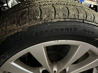 Discuri R17 originale BMW f30 cu anvelope goodyear in stare noua foto 4