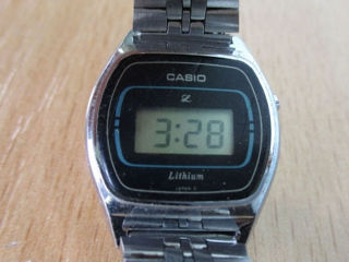 Casio. Lithium .(Silver/Black). Japan. .Collection.vintage.Casio original made in Japan. foto 7