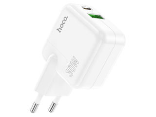 Încărcător HOCO C111A Lucky dual-port PD30W+QC3.0 (UE) foto 3