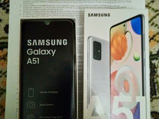 Новенький Samsung A51 4/64GB, серый, гарантия orange 2 года foto 2