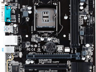 Gigabyte GA-H110M-S2PV+CPU i3-7100 foto 1