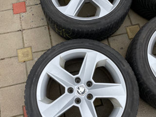 Jante skoda , R17 225 45 , 225/45 17. Roti skoda 5/112 bolturile. foto 2