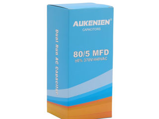 AUKENIEN 80+5 мкФ 80/5 MFD 370 В или 440 В двойной запуск круглый конденсатор переменного тока foto 5